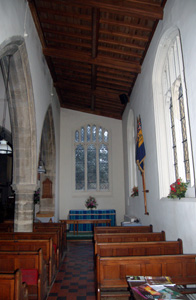 The south aisle looking east February 2011